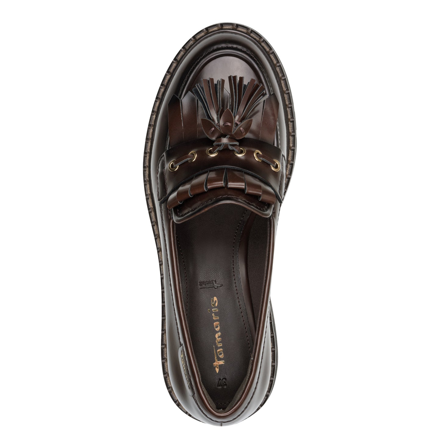 Tamaris Slipper 24353 Mocca – Touch-it Fußbett  - Detailansicht Innensohle