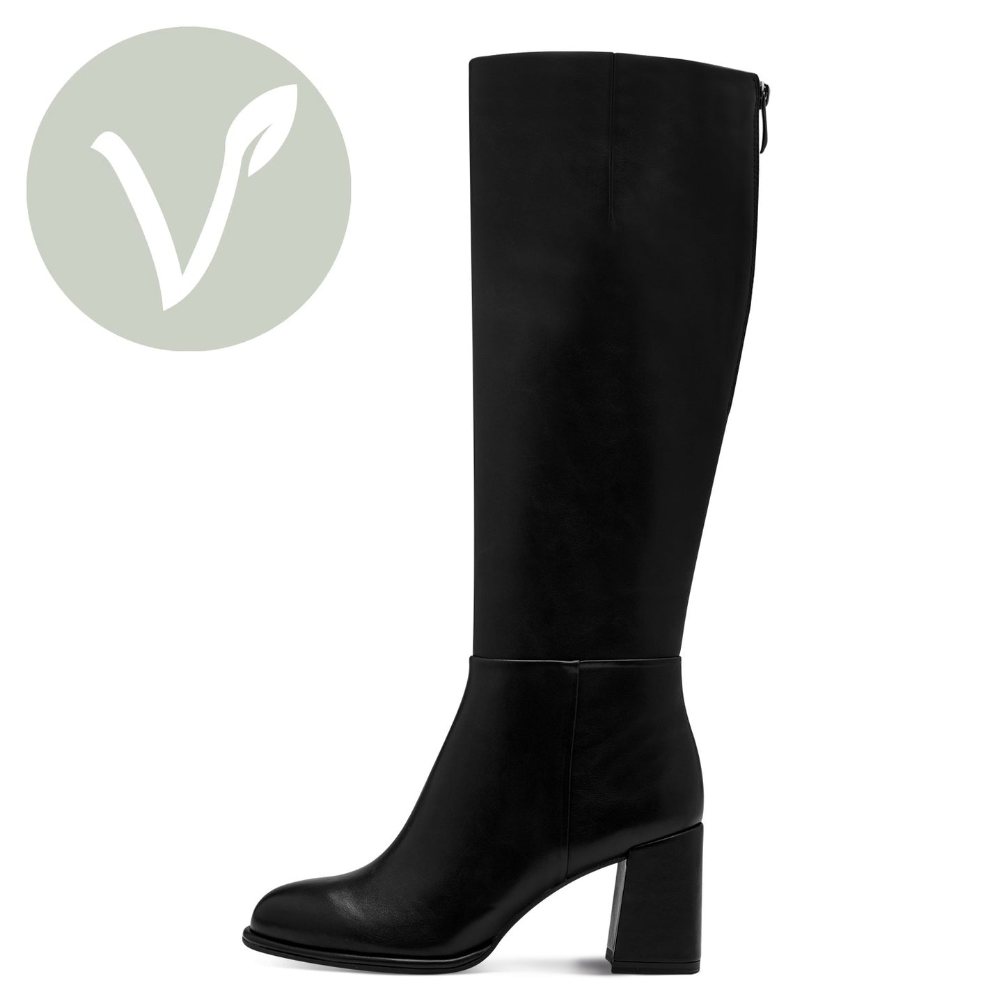Tamaris Stiefel 25515 Schwarz | Vegan mit Fußbett - Seitenansicht