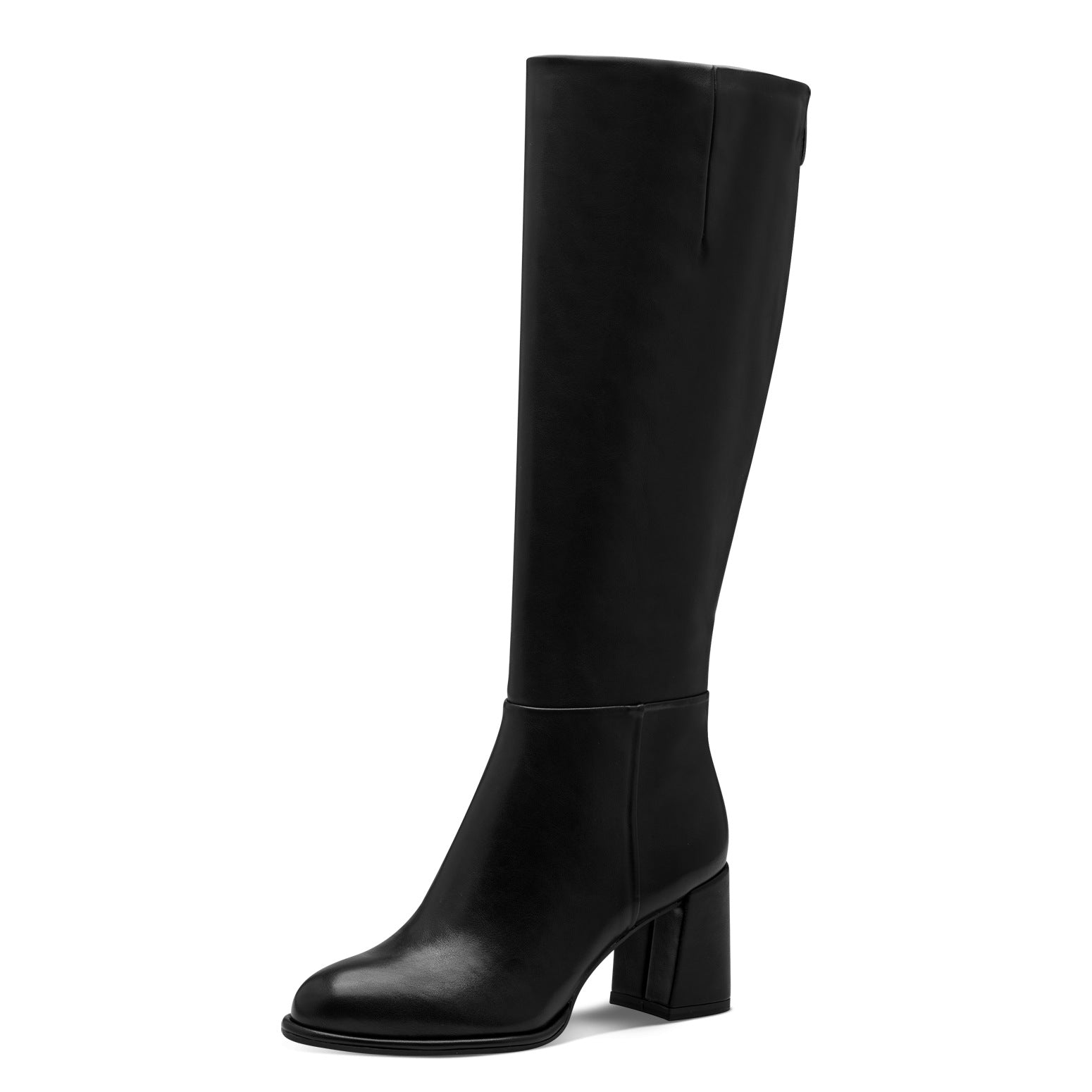 Tamaris Stiefel 25515 Schwarz | Vegan mit Fußbett - Frontansicht