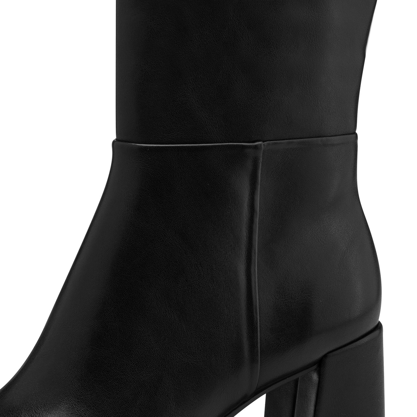 Tamaris Stiefel 25515 Schwarz | Vegan mit Fußbett - Detailansicht Nähte