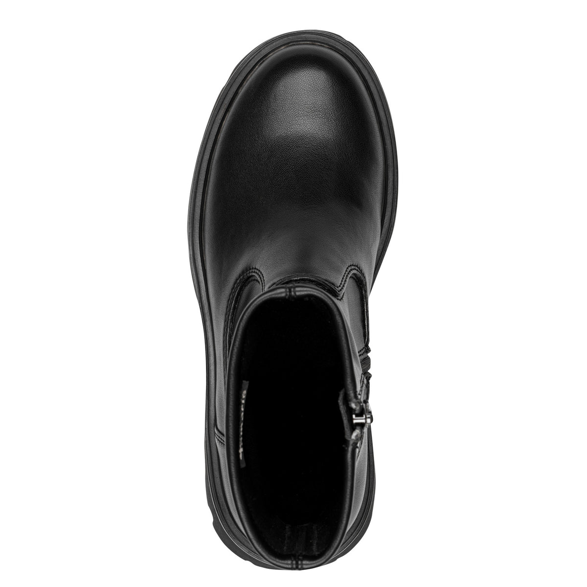 Tamaris Stiefelette 25416 Schwarz - Vegan - Ansicht der Schuhform