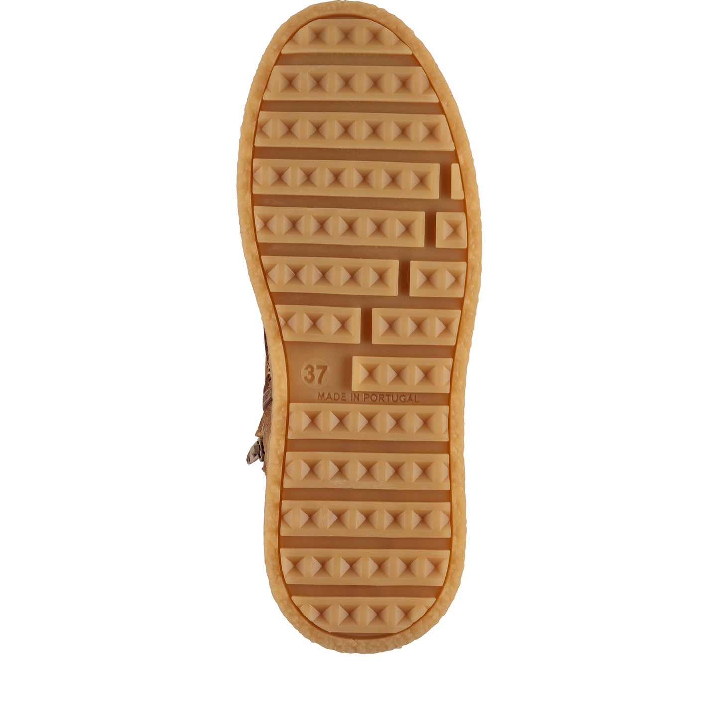 Tamaris Stiefelette 25200 Beige | Leder mit Wechselfußbett - Detailansicht Laufsohle