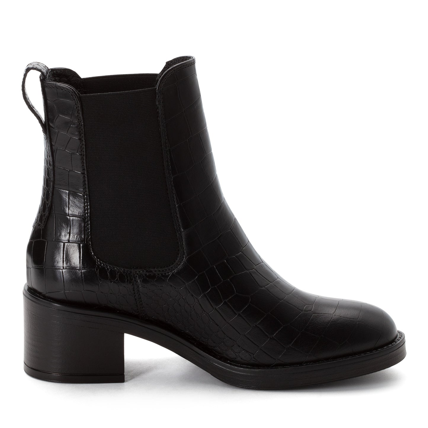 Tamaris Leder Chelsea Boot 25307 Schwarz Croco
