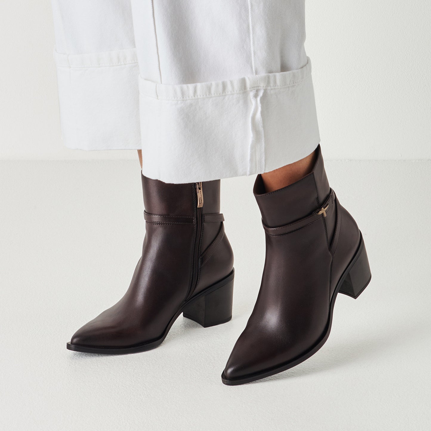 Tamaris Lederstiefelette 25331 Mahogany-Braun