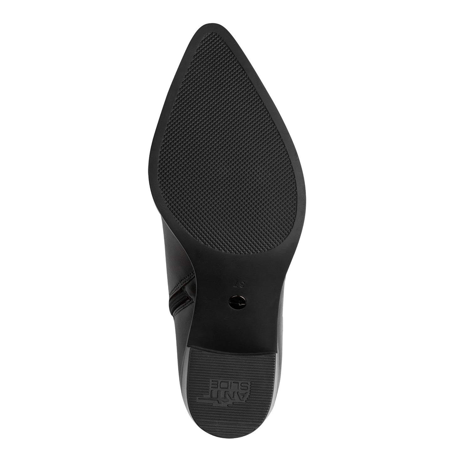 Tamaris Lederstiefelette 25331 Mahogany-Braun - Spitze Form, Fußbett - Profil der Laufsohle