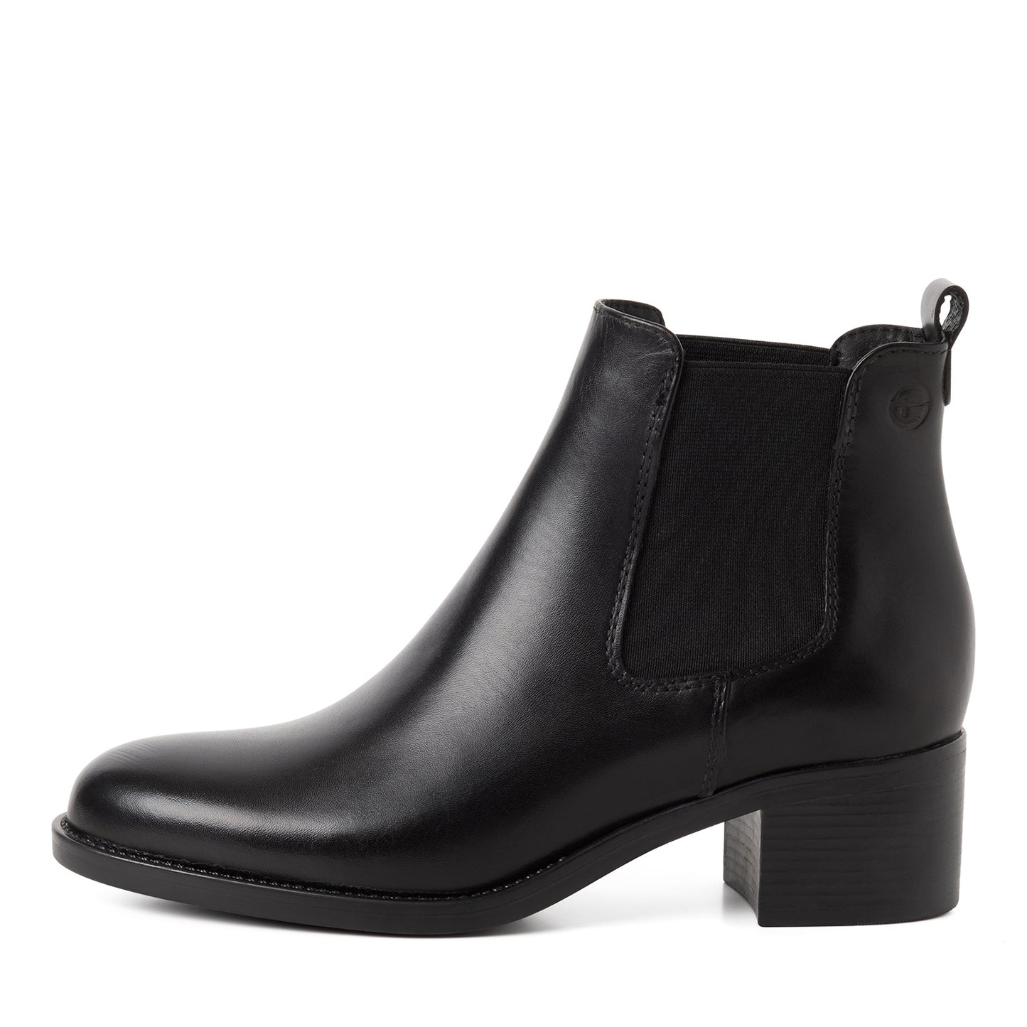 Tamaris Chelsea Boot 25026 Schwarz Leder - Seitenansicht