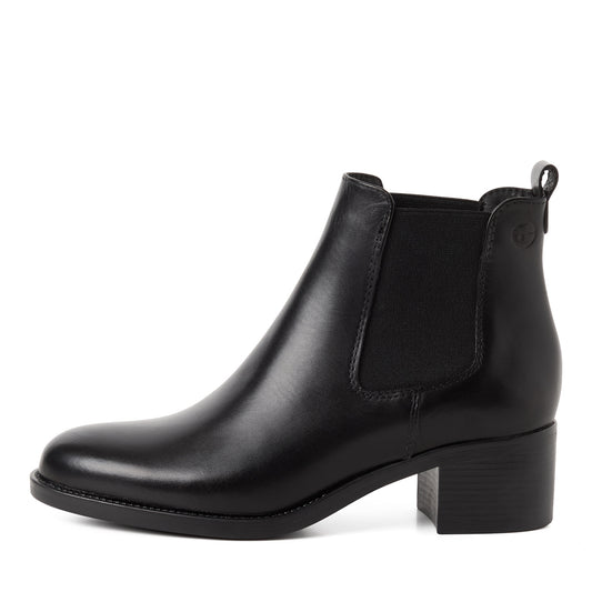Tamaris Chelsea Boot 25026 Schwarz Leder - Seitenansicht