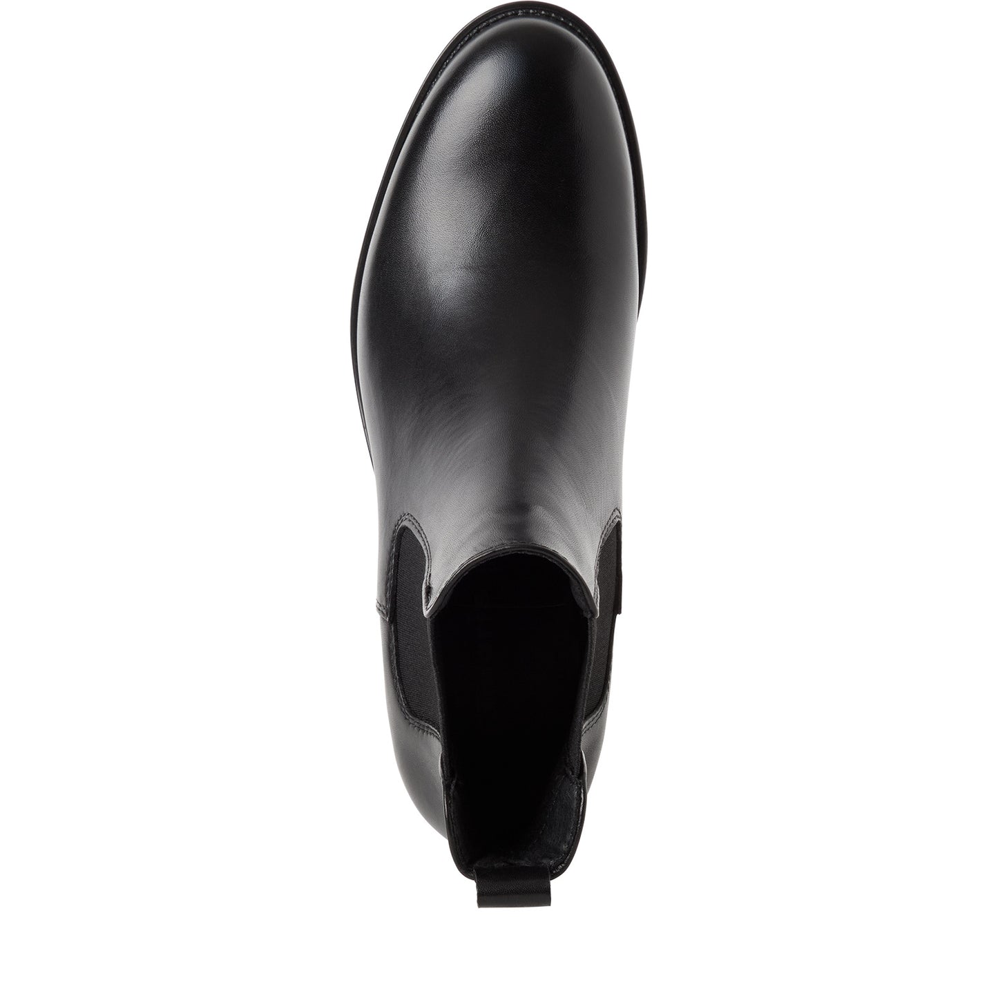 Tamaris Chelsea Boot 25026 Schwarz Leder - Detail der Schuhoberfläche