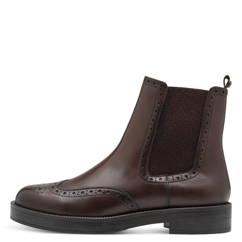 Tamaris Chelsea Boot 25338 Mahogany Braun