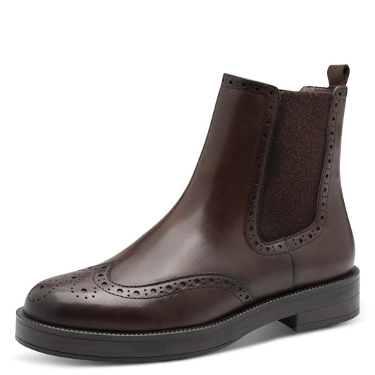 Tamaris Chelsea Boot 25338 Mahogany Braun