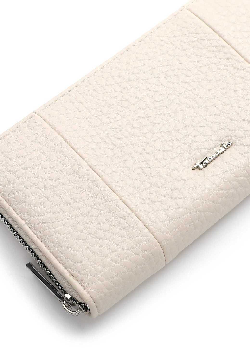 Tamaris Damen Geldbörse Beige – Portemonnaie mit Reißverschluss | 34556