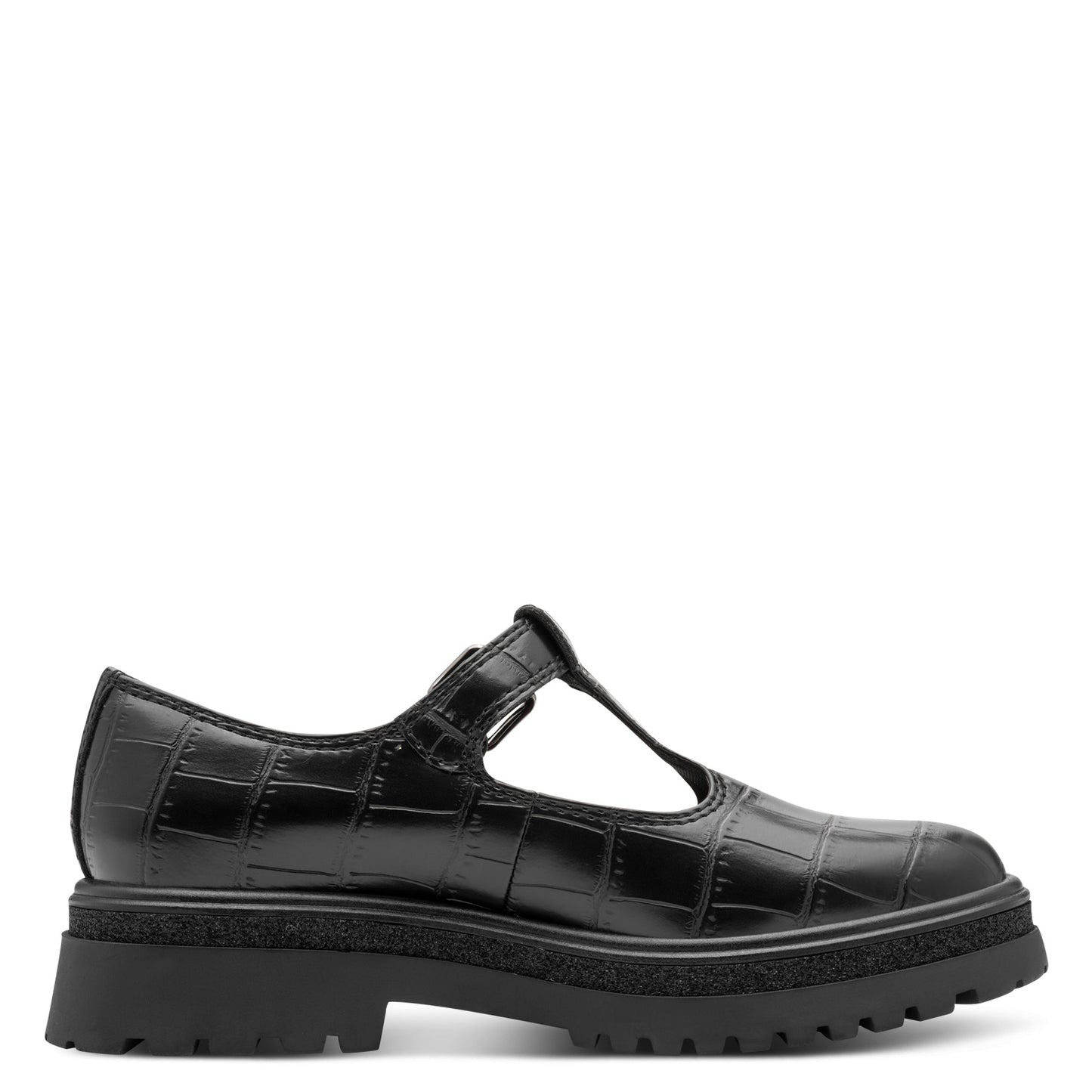 Tamaris Halbschuh 24324 Schwarz Croco