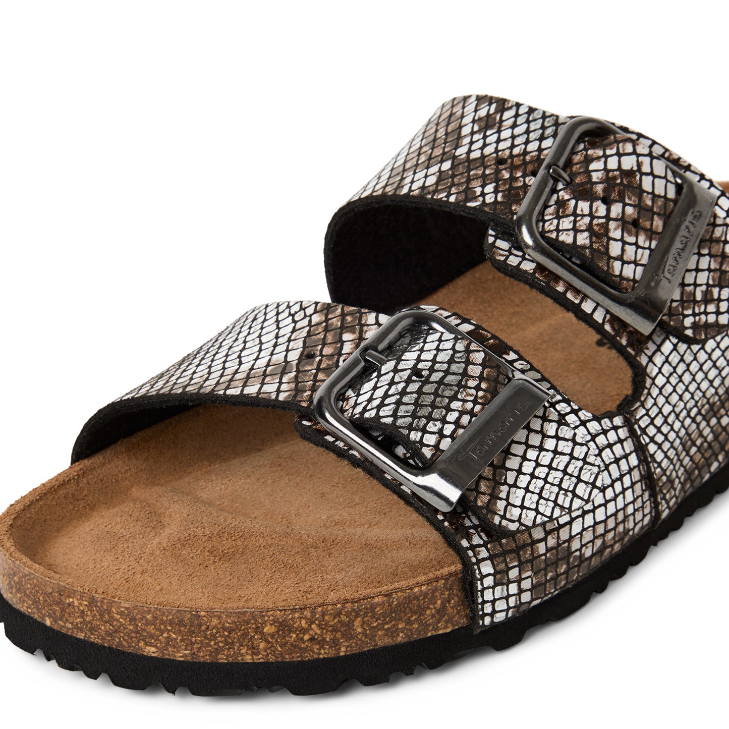 Tamaris Pantolette 27523 Schwarz Snake