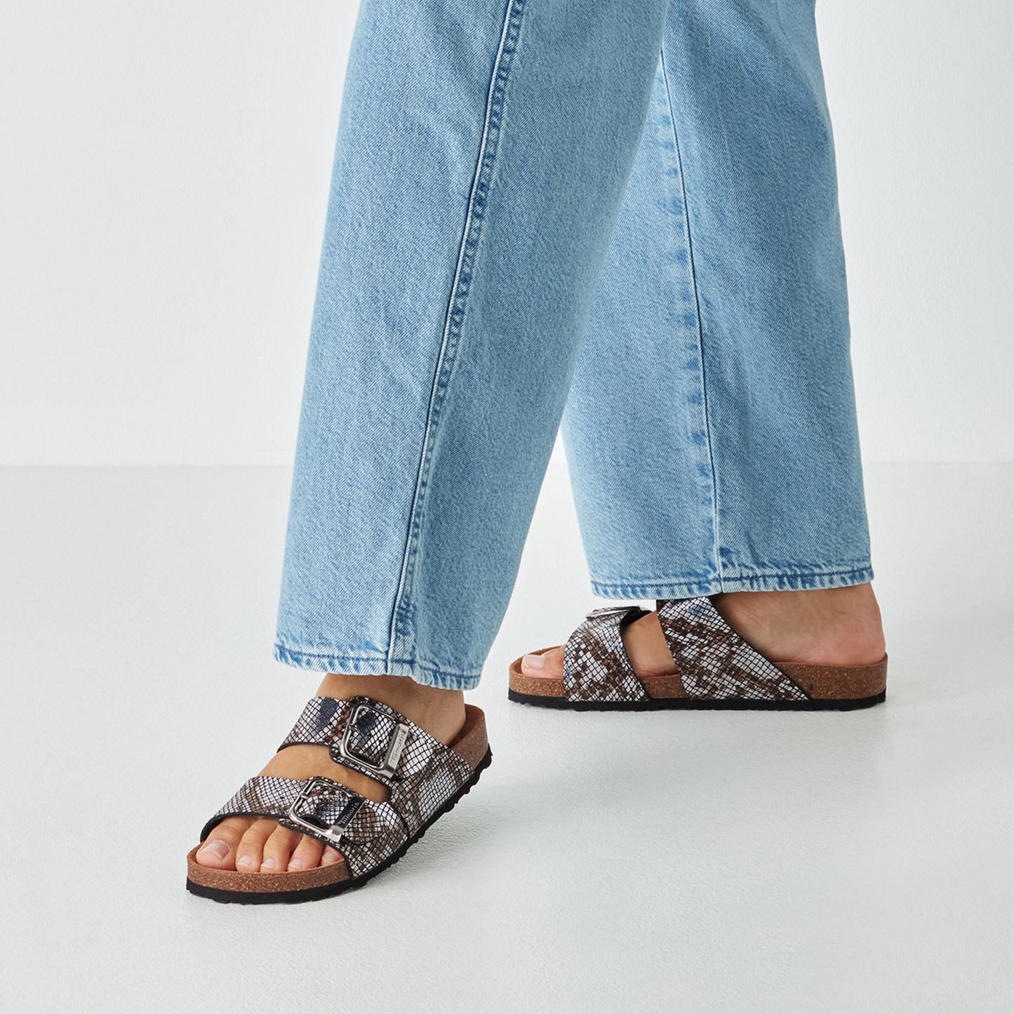 Tamaris Pantolette 27523 Schwarz Snake