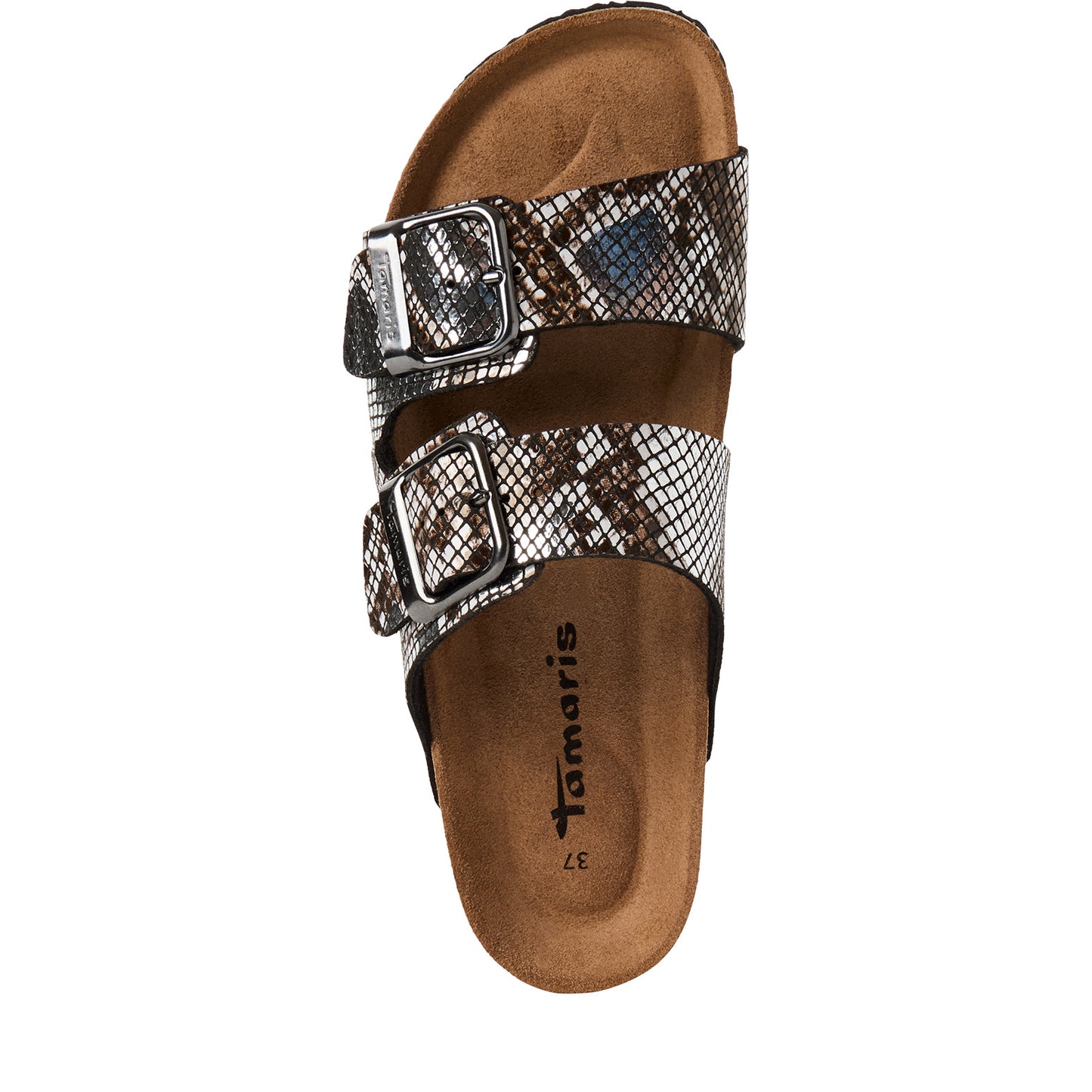 Tamaris Pantolette 27523 Schwarz Snake