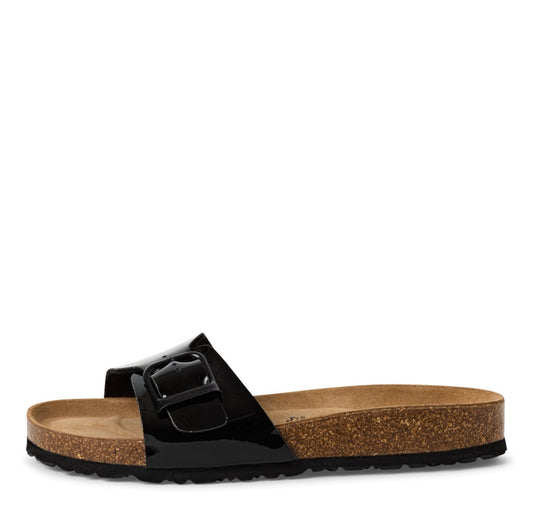 Tamaris Pantolette 27520 Schwarz Lack