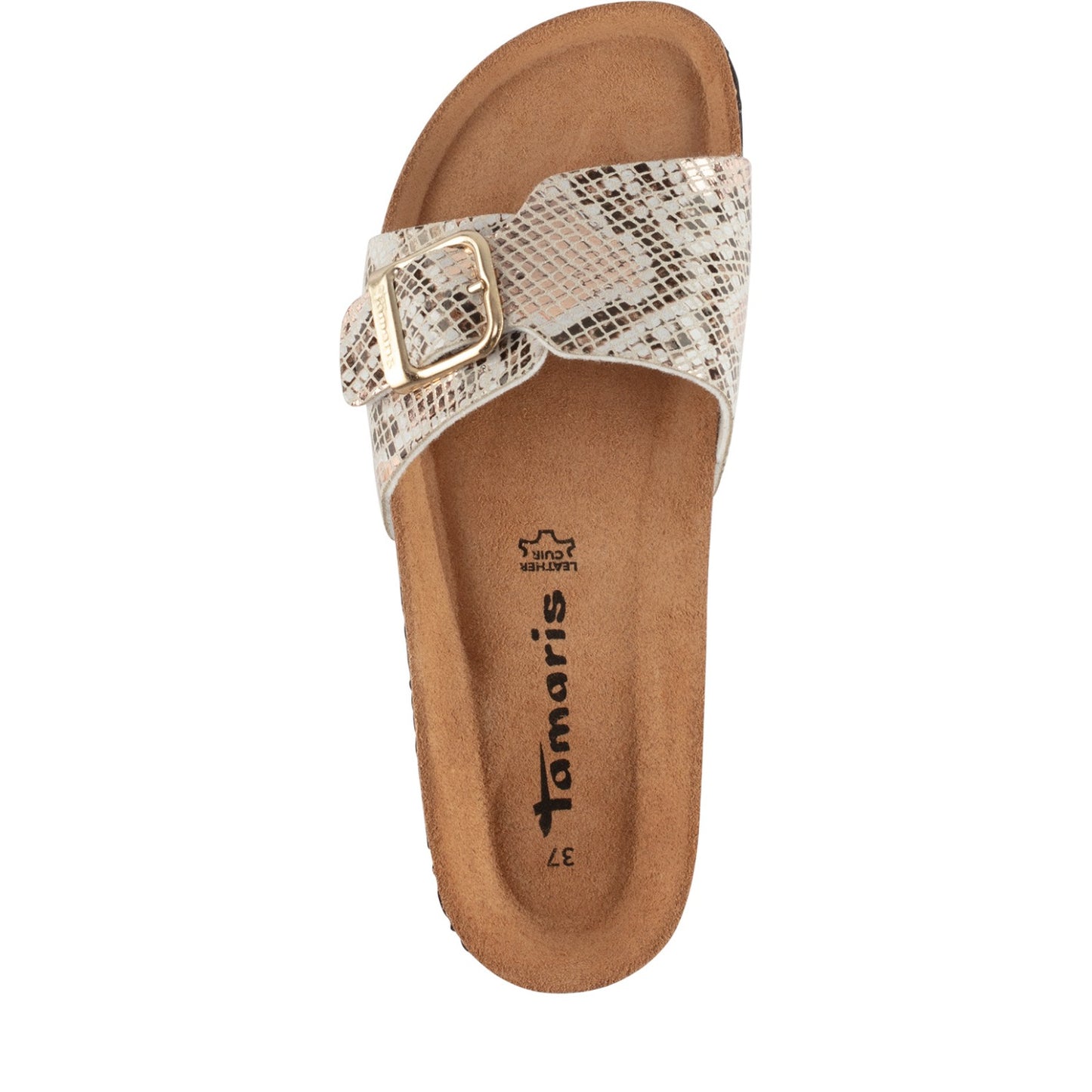 Tamaris Pantolette 27520 Beige Snake