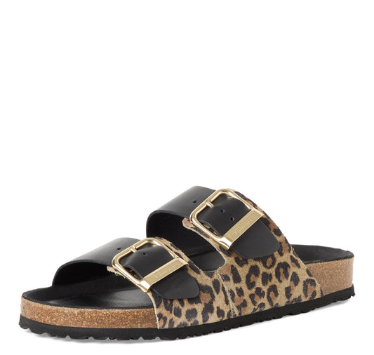 Tamaris Pantolette 27543 Schwarz Leopard
