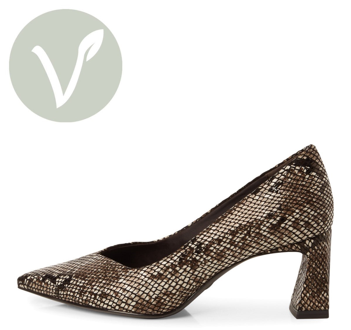 Tamaris Pumps 22453 Schwarz Snake