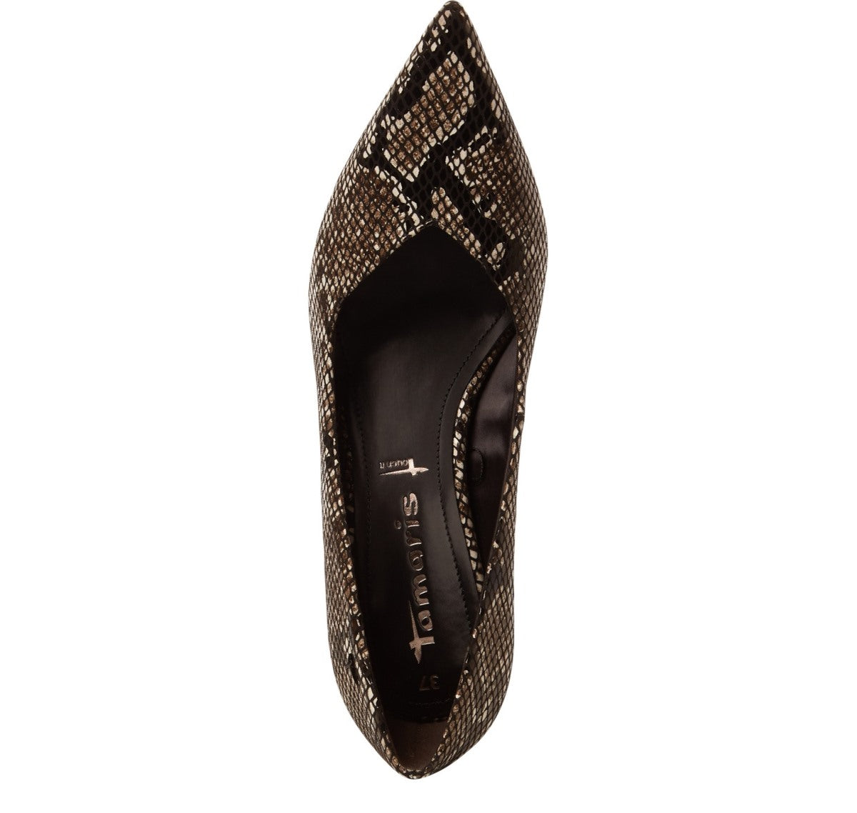 Tamaris Pumps 22453 Schwarz Snake