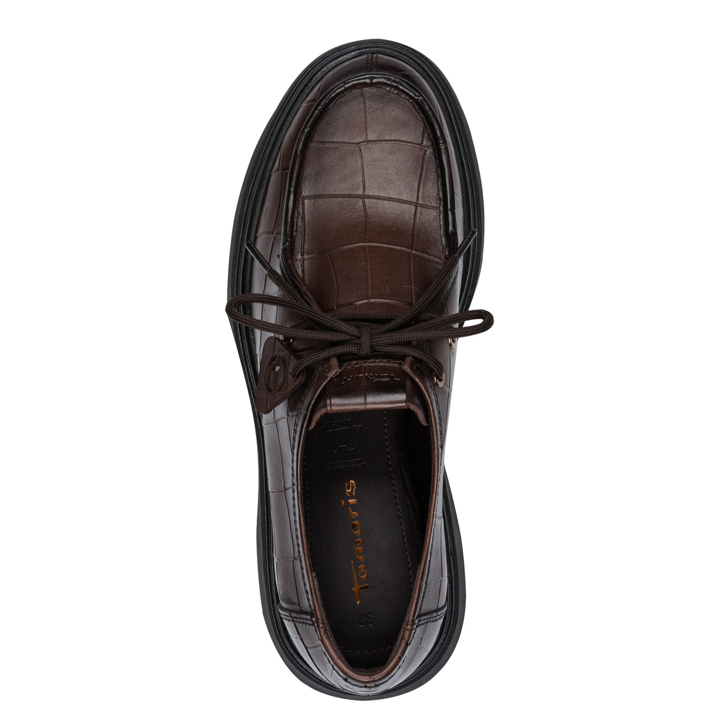 Tamaris Schnürer 23627 Mocca Croco