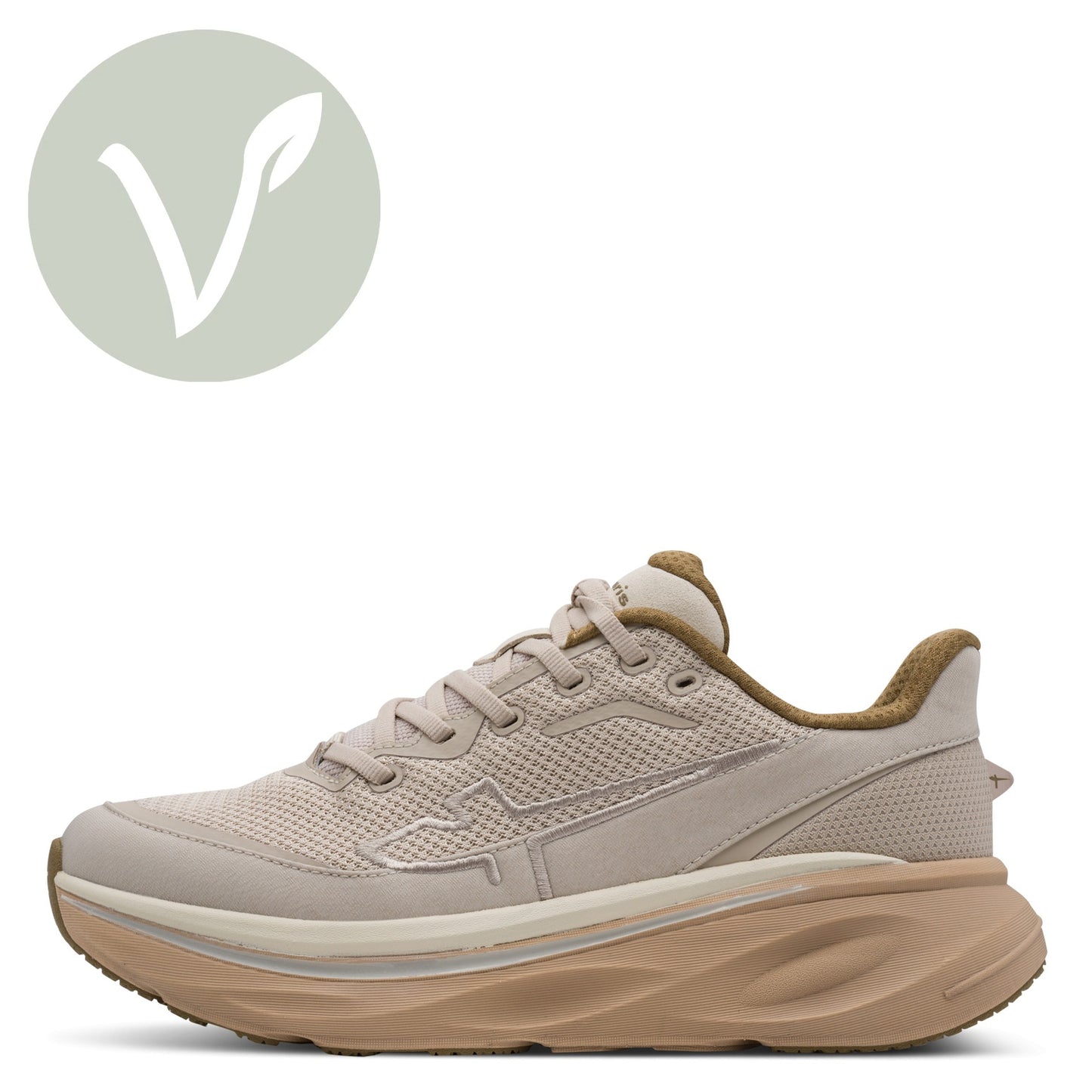 Tamaris Sneaker Ivory Beige | Vegan & OrthoLite® | SHOECORNER - Seitenansicht