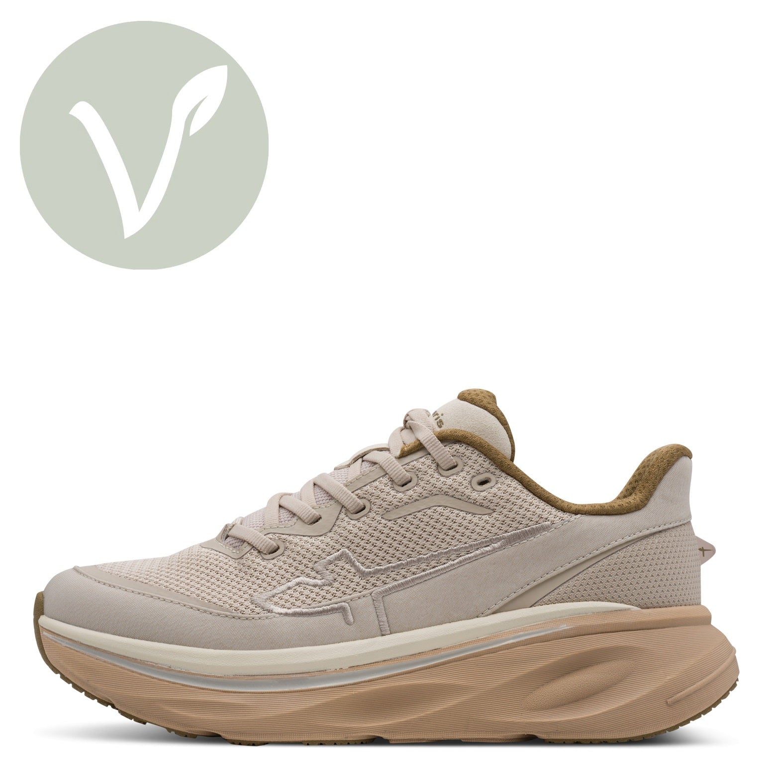 Tamaris Sneaker Ivory Beige | Vegan & OrthoLite® | SHOECORNER - Seitenansicht