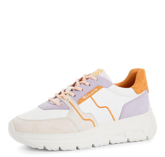 Tamaris Sneaker 23710 Weiß Orange