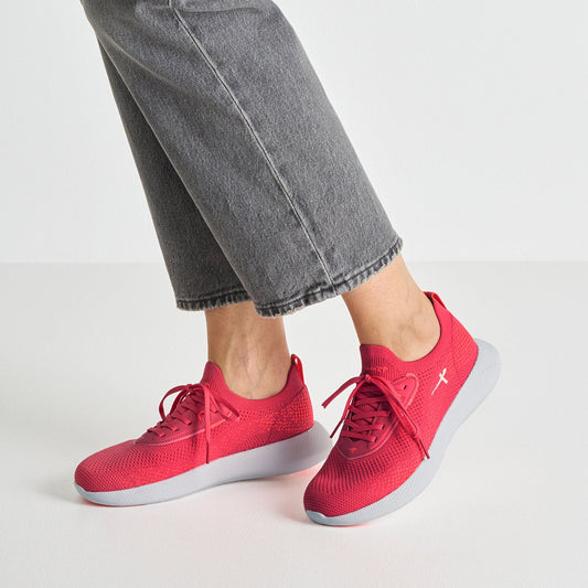 Tamaris Sneaker 23715 Pink | Vegan mit Wechselfußbett - Detailansicht Fuß