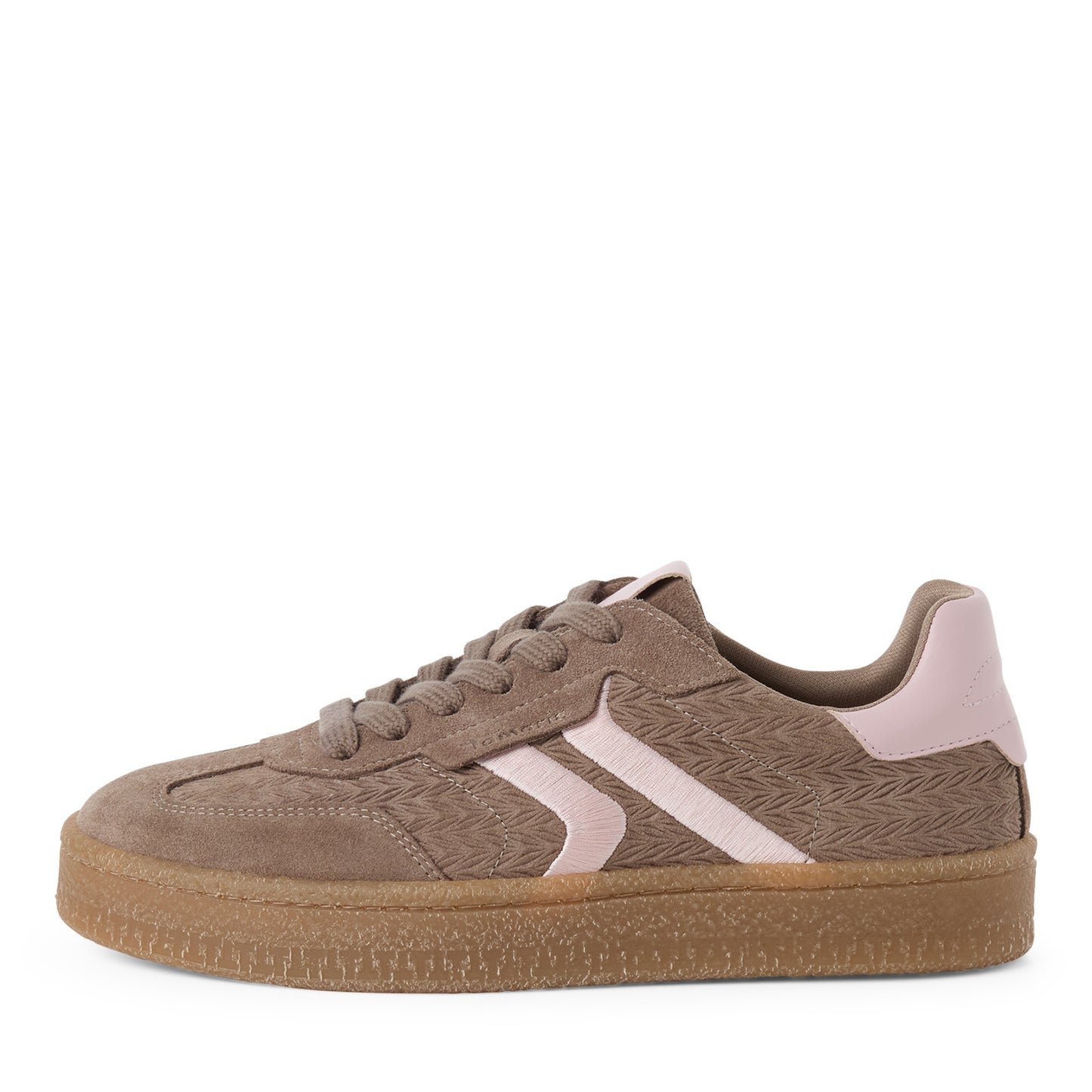 Tamaris Sneaker 23723 Brown Rose - Leder mit Touch-it Fußbett - Seitenansicht