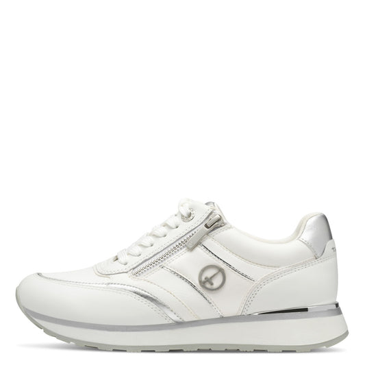 Tamaris Sneaker 23726 Weiß Silber