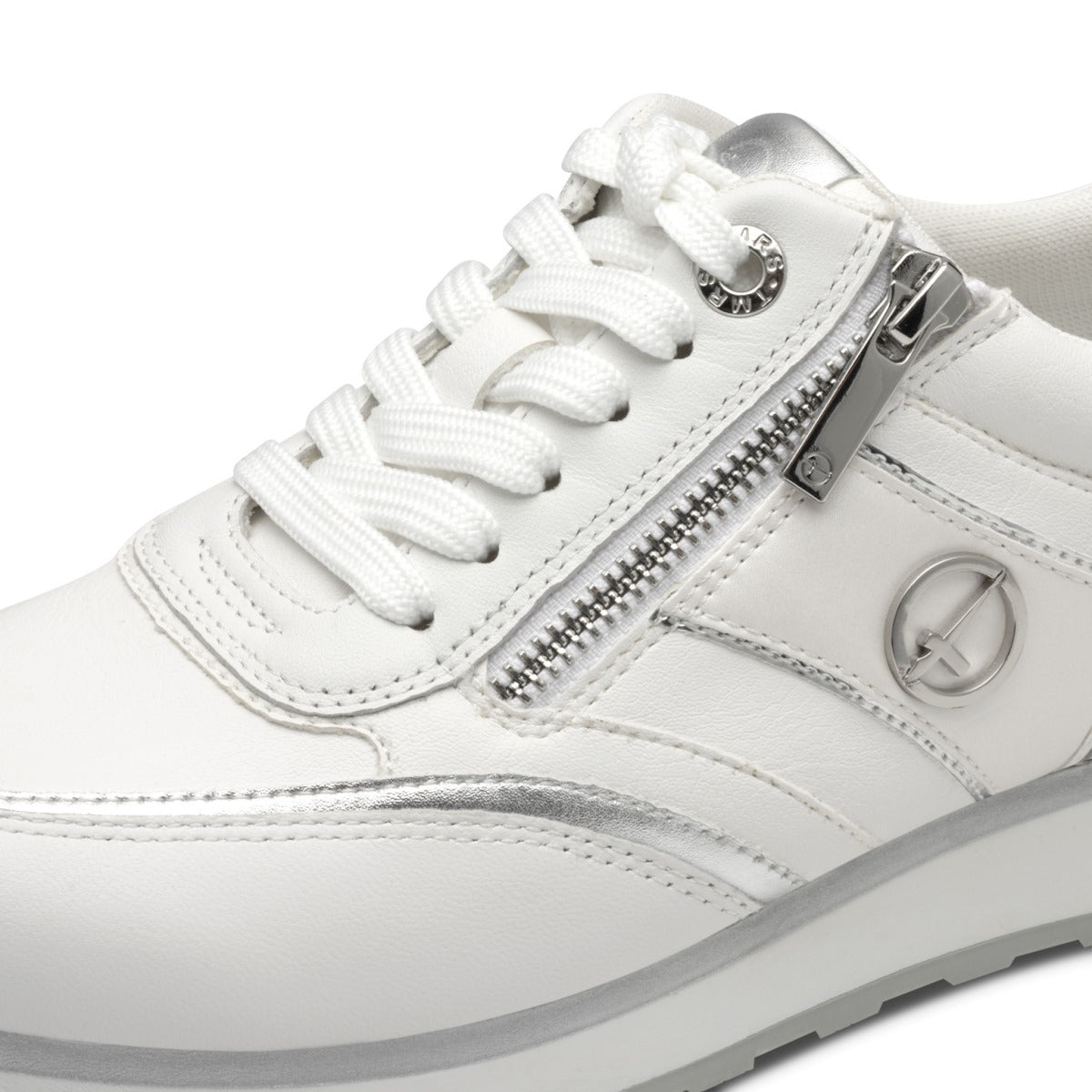 Tamaris Sneaker 23726 Weiß Silber