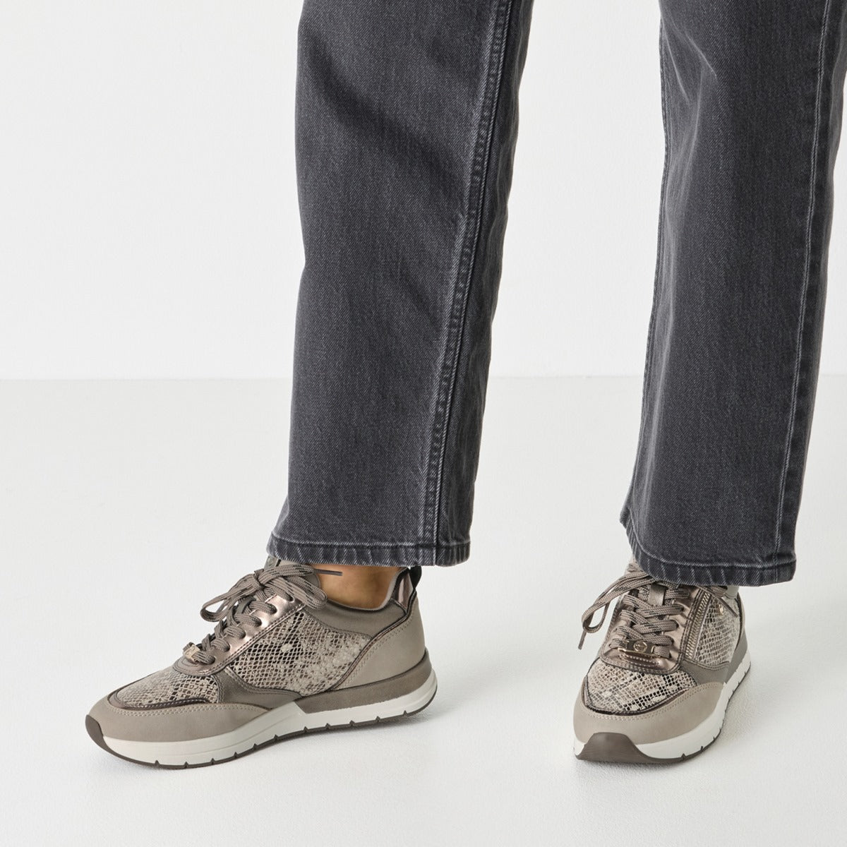 Tamaris Sneaker 23732 Snake Taupe