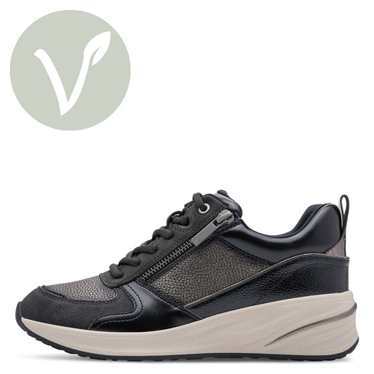 Tamaris Sneaker 23754 Navy Blau – Vegan & mit Wechselfußbett - Seitenansicht