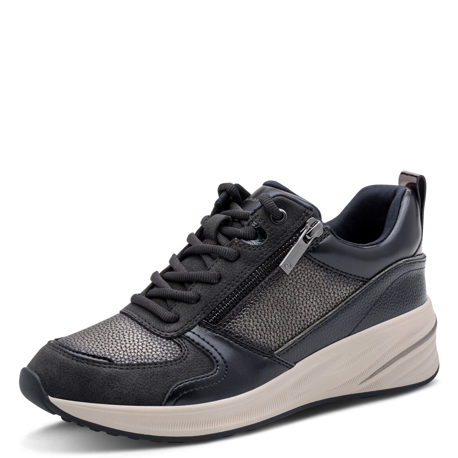 Tamaris Sneaker 23754 Navy Blau – Vegan & mit Wechselfußbett - Frontansicht