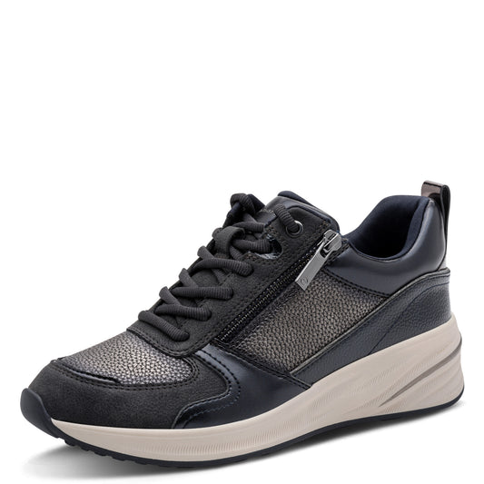 Tamaris Sneaker 23754 Navy Blau – Vegan & mit Wechselfußbett - Frontansicht