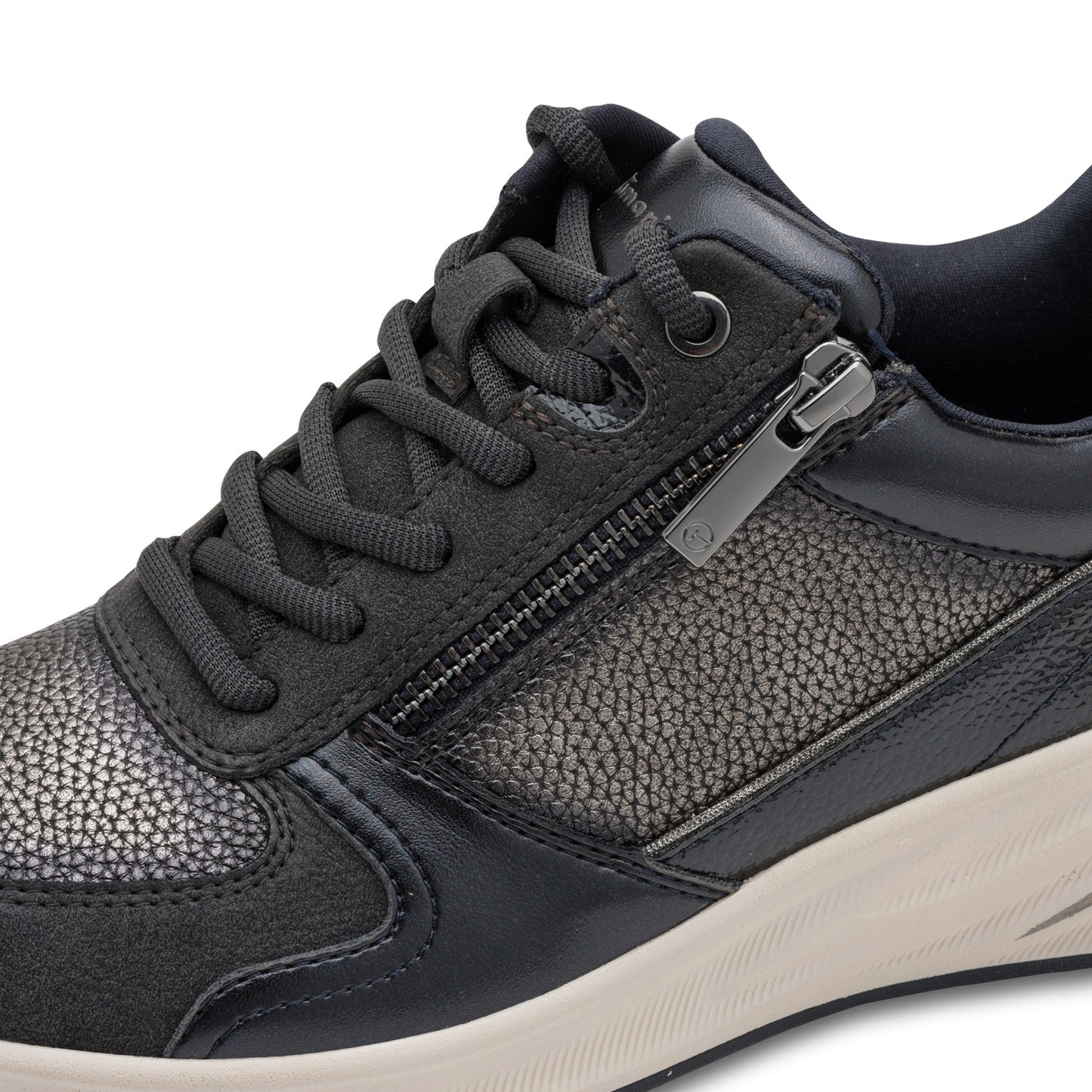 Tamaris Sneaker 23754 Navy Blau – Vegan & mit Wechselfußbett - Detailansicht
