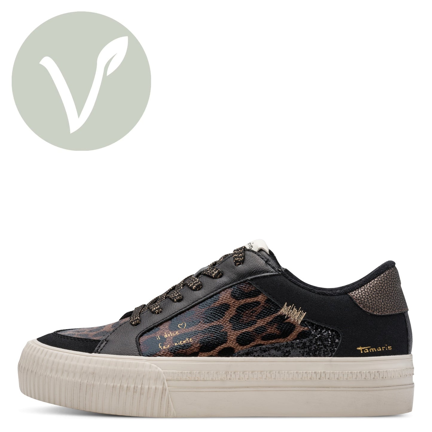Tamaris Sneaker 23789 Schwarz/Leo
