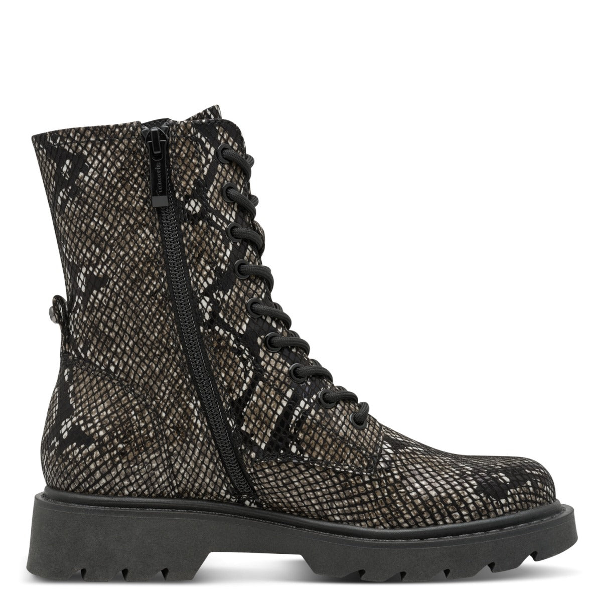 Tamaris Stiefelette 25918 Schwarz Snake