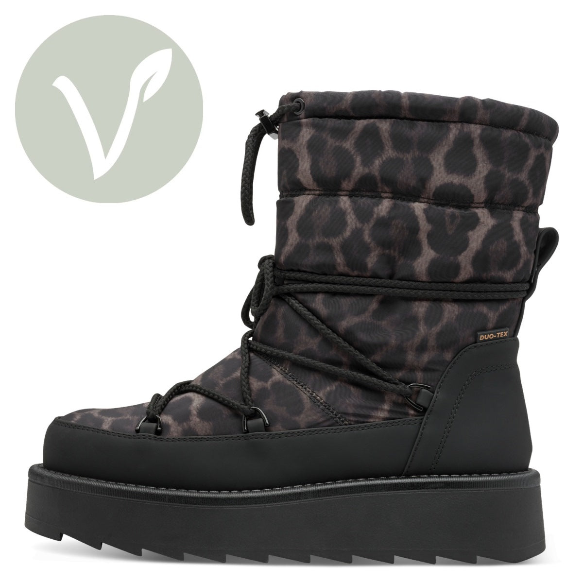 Tamaris Stiefelette 26846 Schwarz Leopard