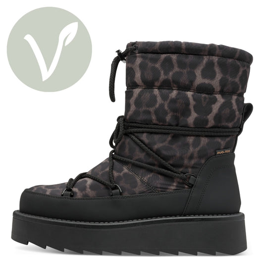 Tamaris Stiefelette 26846 Schwarz Leopard