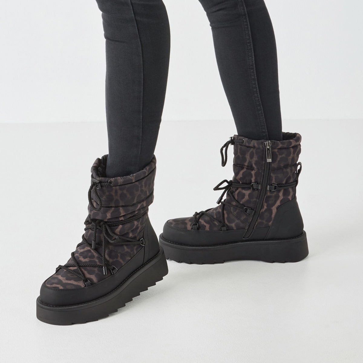 Tamaris Stiefelette 26846 Schwarz Leopard