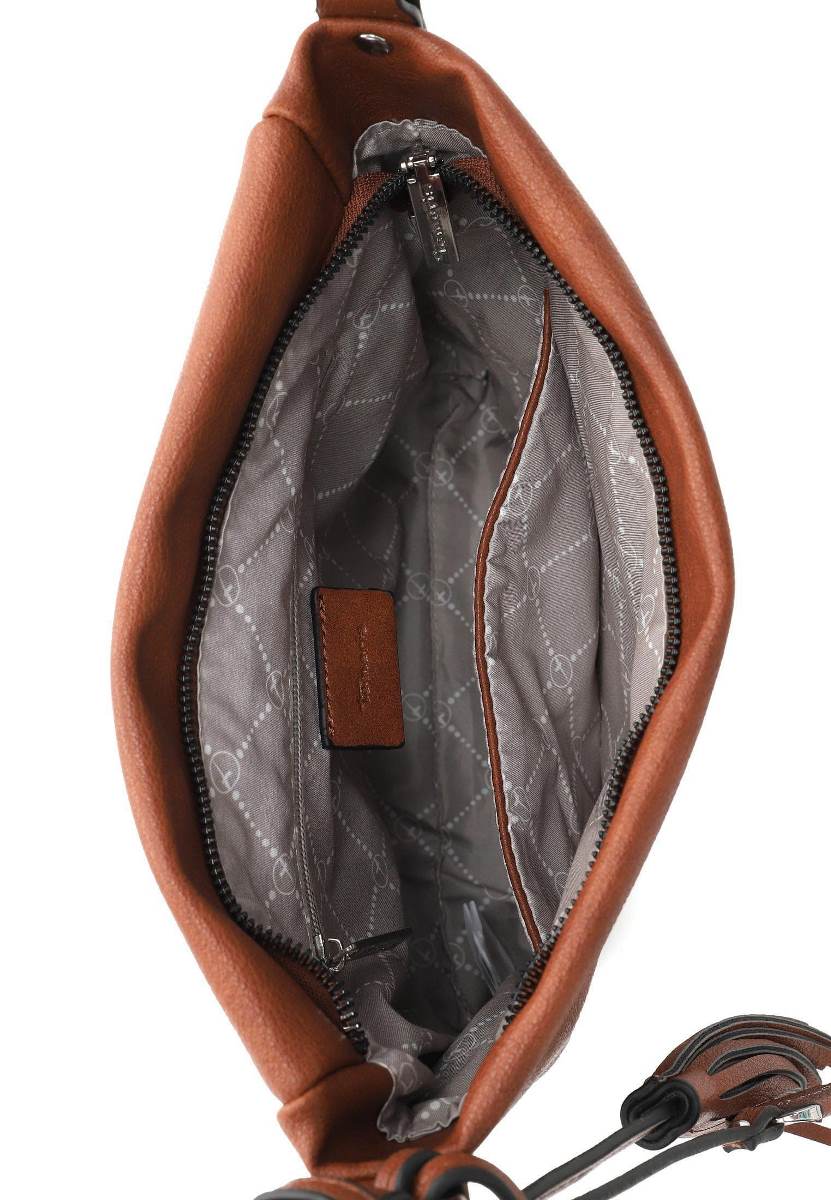 Tamaris Umhängetasche 32801 Cognac - Perfekt für Alltag & Freizeit