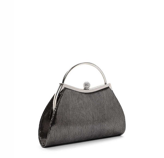 Tamaris Clutch 32816 Dunkelsilber - Glamourös durch den Abend