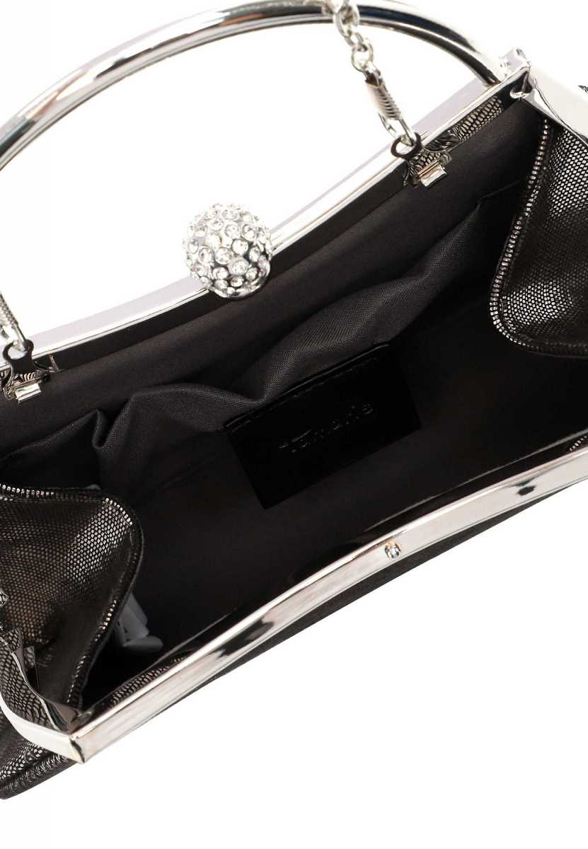Tamaris Clutch 32816 Dunkelsilber - Glamourös durch den Abend