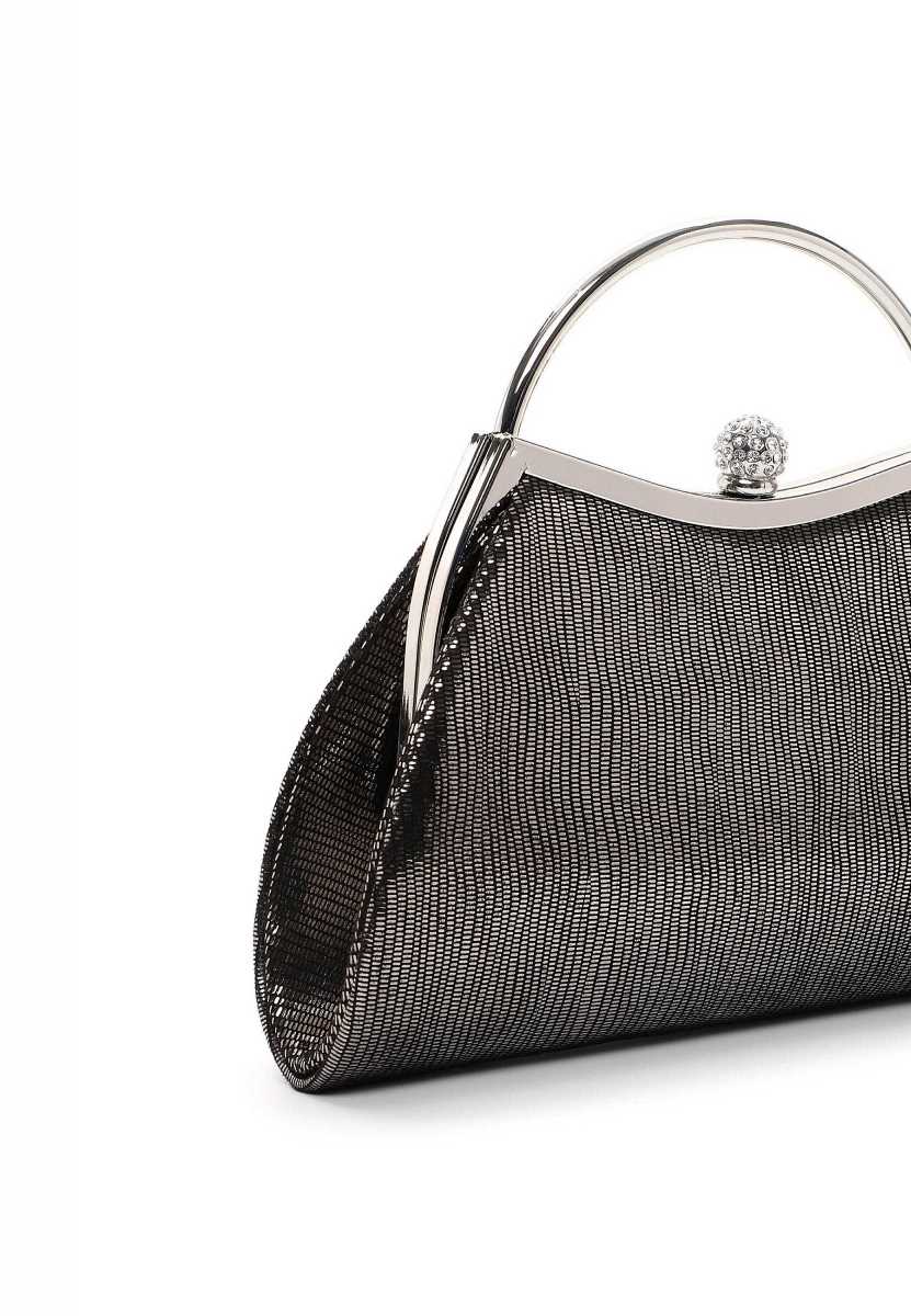 Tamaris Clutch 32816 Dunkelsilber - Glamourös durch den Abend