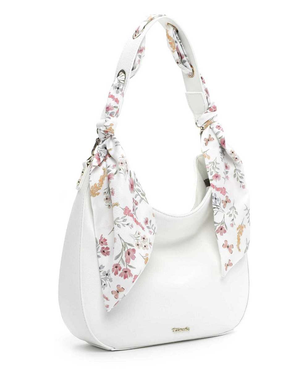 Tamaris Beuteltasche 33503 Weiß | Alltagstaugliche Schultertasche