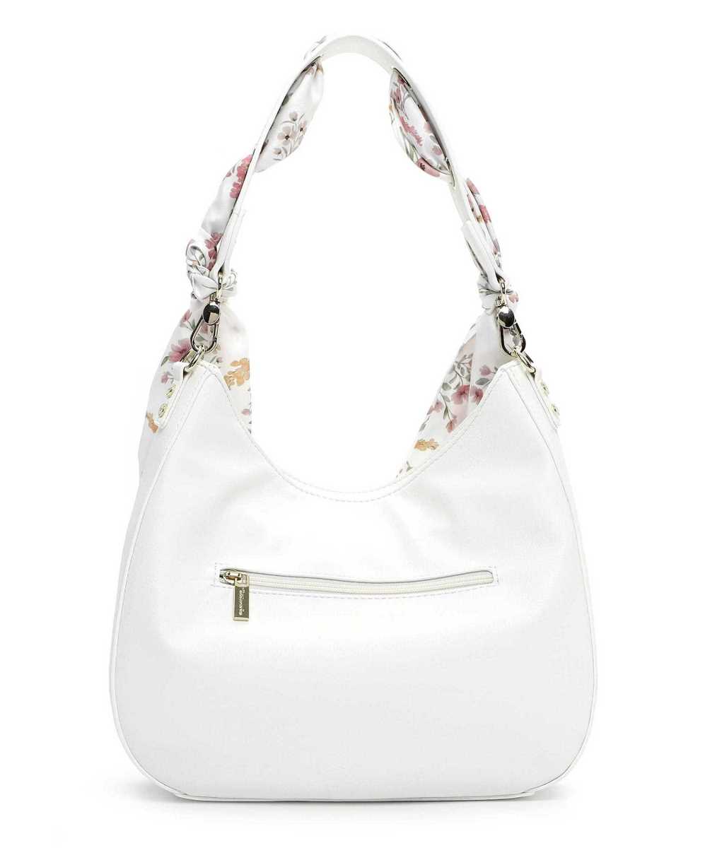 Tamaris Beuteltasche 33503 Weiß | Alltagstaugliche Schultertasche