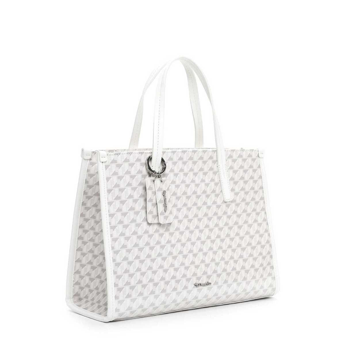Tamaris Shopper 33789 Weiß - für Büro, City & Freizeit