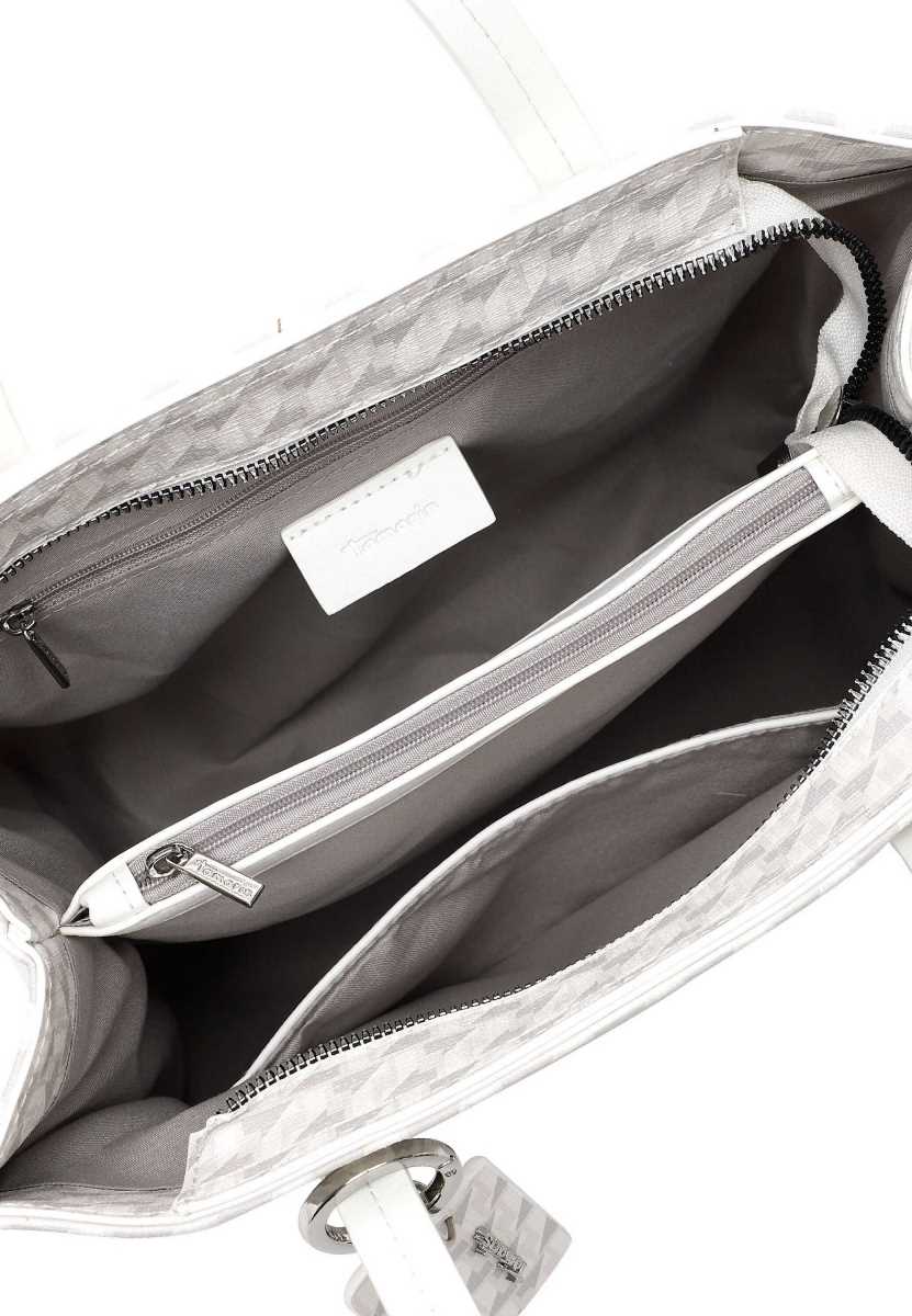 Tamaris Shopper 33789 Weiß - für Büro, City & Freizeit